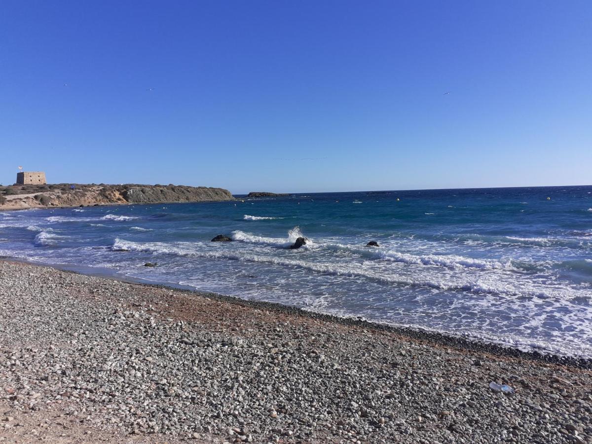 Apartamento Santa Pola, En Playa Del Tamarit Con Piscina. Kültér fotó