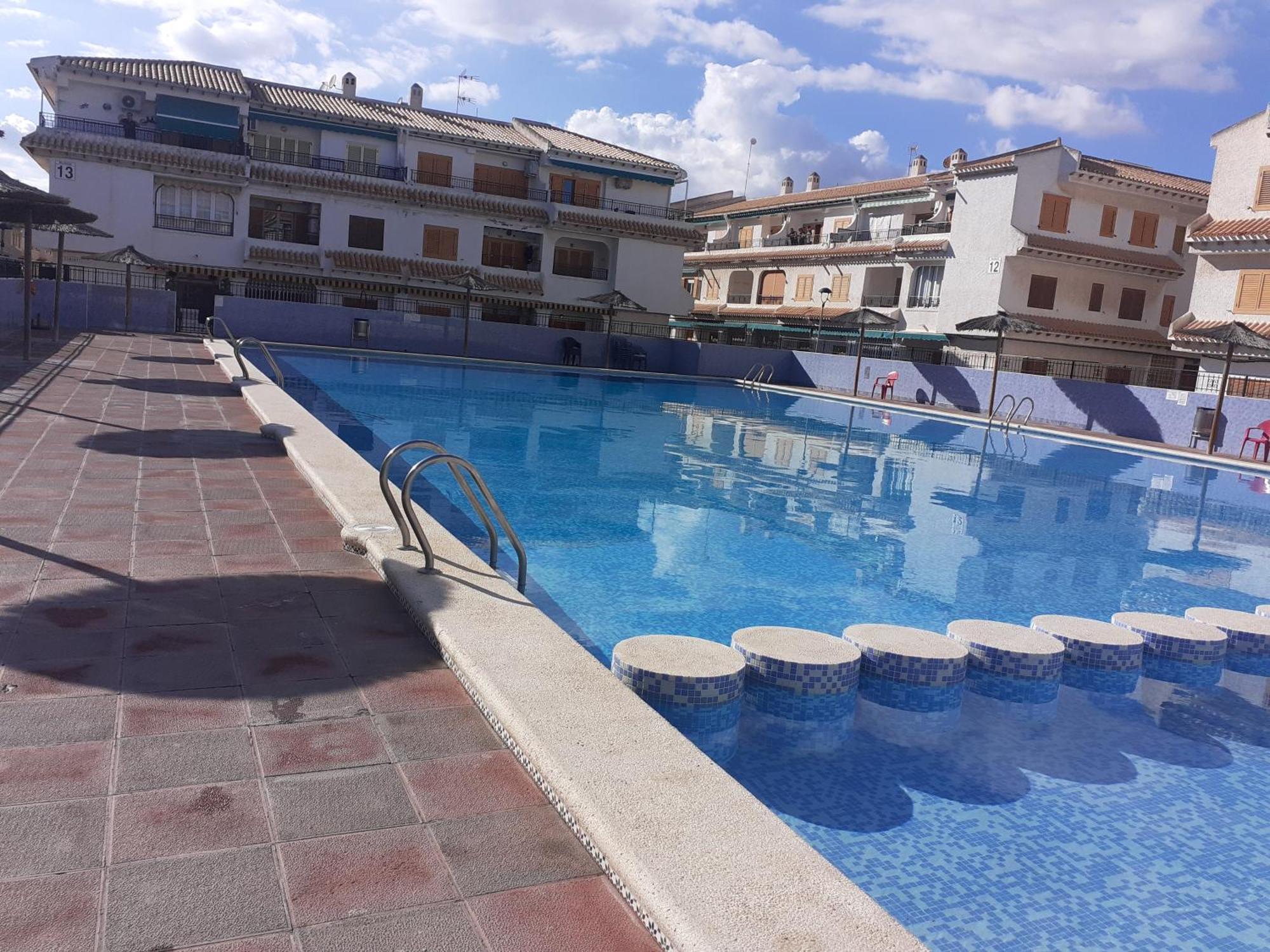 Apartamento Santa Pola, En Playa Del Tamarit Con Piscina. Kültér fotó